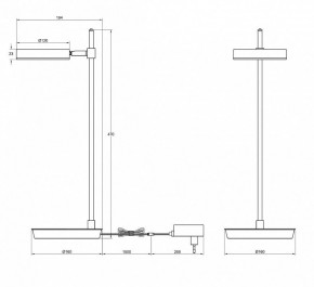 Настольная лампа декоративная Maytoni Fad MOD070TL-L8W3K в Губкинском - gubkinskiy.mebel24.online | фото 3