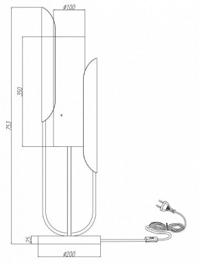 Настольная лампа декоративная Maytoni Сipresso Z014TL-01G в Губкинском - gubkinskiy.mebel24.online | фото 4