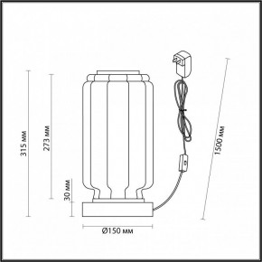 Настольная лампа декоративная Odeon Light Jam 5408/10TL в Губкинском - gubkinskiy.mebel24.online | фото 4