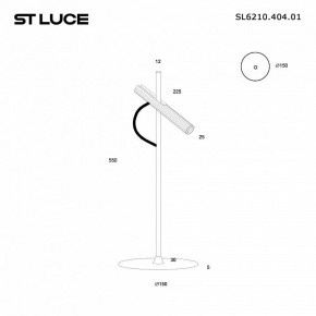 Настольная лампа декоративная ST-Luce LILT SL6210.404.01 в Губкинском - gubkinskiy.mebel24.online | фото 2