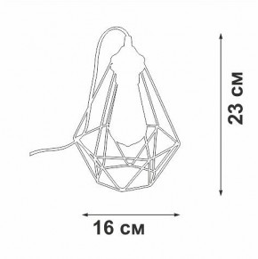 Настольная лампа декоративная Vitaluce V2803 V2803-1/1L в Губкинском - gubkinskiy.mebel24.online | фото 3