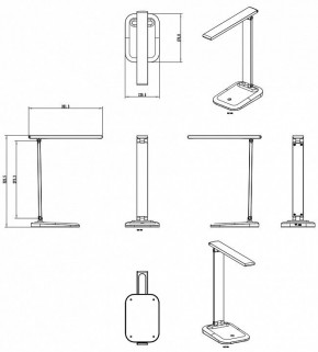 Настольная лампа офисная Arte Lamp London A5124LT-1BK в Губкинском - gubkinskiy.mebel24.online | фото 2