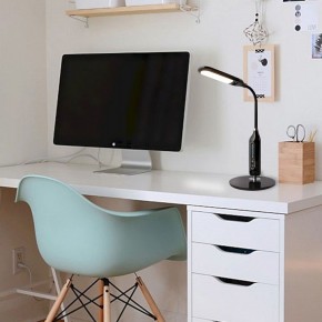 Настольная лампа офисная Eurosvet Soft 80503/1 черный в Губкинском - gubkinskiy.mebel24.online | фото 4