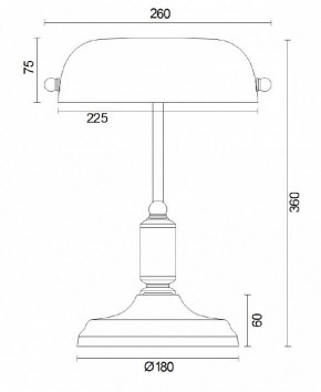Настольная лампа офисная Maytoni Kiwi Z153-TL-01-BS в Губкинском - gubkinskiy.mebel24.online | фото 2