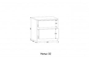 НИЛЬС - 32 Тумба в Губкинском - gubkinskiy.mebel24.online | фото 2