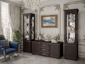 ПАРМА Гостиная Шкаф-стекло (Венге) в Губкинском - gubkinskiy.mebel24.online | фото 3