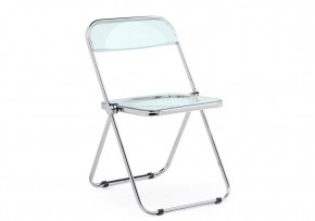 Пластиковый стул Fold складной clear gray-blue в Губкинском - gubkinskiy.mebel24.online | фото