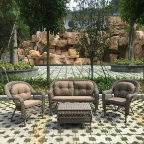 Плетеный комплект для отдыха LV-520BB Beige/Beige в Губкинском - gubkinskiy.mebel24.online | фото 3