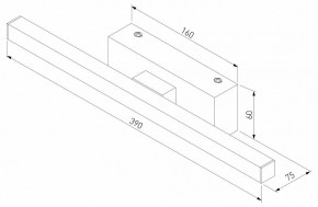 Подсветка для картины Elektrostandard Rino a061223 в Губкинском - gubkinskiy.mebel24.online | фото 4