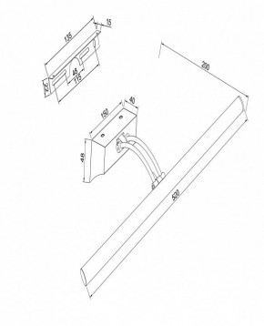 Подсветка для картины Maytoni Fino MIR003WL-L12CH в Губкинском - gubkinskiy.mebel24.online | фото 4