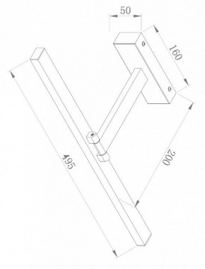 Подсветка для зеркала Maytoni Bris MIR008WL-L12B4K в Губкинском - gubkinskiy.mebel24.online | фото 3
