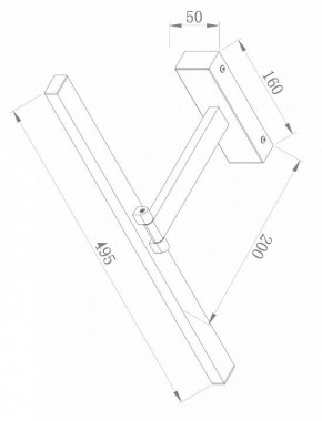 Подсветка для зеркала Maytoni Bris MIR008WL-L12W4K в Губкинском - gubkinskiy.mebel24.online | фото 4