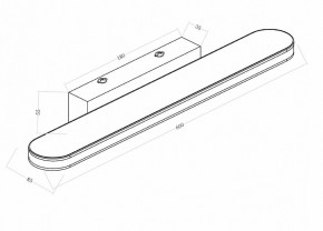 Подсветка для зеркала Maytoni Epic MIR009WL-L12CH4K в Губкинском - gubkinskiy.mebel24.online | фото 3