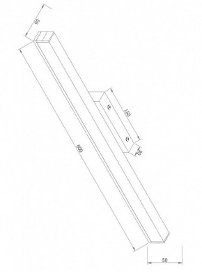 Подсветка для зеркала Maytoni Fichte MIR012WL-L14W4K в Губкинском - gubkinskiy.mebel24.online | фото 3
