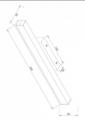 Подсветка для зеркала Maytoni Fichte MIR012WL-L9B4K в Губкинском - gubkinskiy.mebel24.online | фото 3