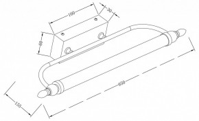 Подсветка для зеркала Maytoni Oculus MIR014WL-L12C3K в Губкинском - gubkinskiy.mebel24.online | фото 3