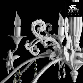 Подвесная люстра Arte Lamp Angelina A5349LM-8WH в Губкинском - gubkinskiy.mebel24.online | фото 6