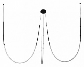 Подвесная люстра Arte Lamp Klimt A2850SP-38BK в Губкинском - gubkinskiy.mebel24.online | фото