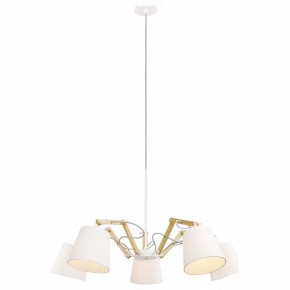 Подвесная люстра Arte Lamp Pinocchio A5700LM-5WH в Губкинском - gubkinskiy.mebel24.online | фото 2