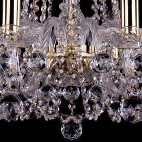 Подвесная люстра Bohemia Ivele Crystal 1402 1402/10/240/G/Balls в Губкинском - gubkinskiy.mebel24.online | фото 3