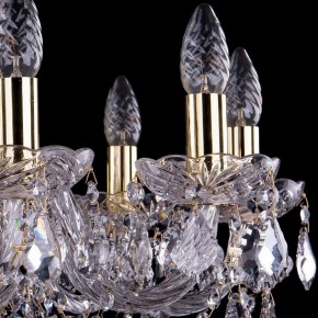 Подвесная люстра Bohemia Ivele Crystal 1402 1402/10/240/G/Leafs в Губкинском - gubkinskiy.mebel24.online | фото 2