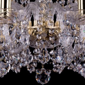 Подвесная люстра Bohemia Ivele Crystal 1402 1402/10/240/G/Leafs в Губкинском - gubkinskiy.mebel24.online | фото 5
