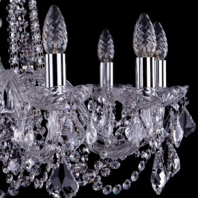 Подвесная люстра Bohemia Ivele Crystal 1402 1402/10/240/Ni/Leafs в Губкинском - gubkinskiy.mebel24.online | фото 2