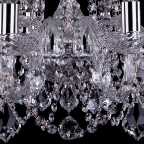 Подвесная люстра Bohemia Ivele Crystal 1402 1402/10/240/Ni/Leafs в Губкинском - gubkinskiy.mebel24.online | фото 3