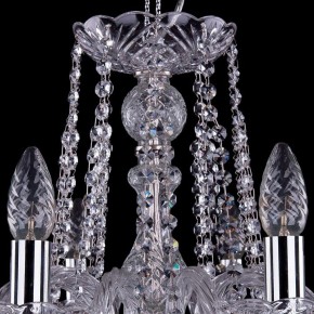 Подвесная люстра Bohemia Ivele Crystal 1402 1402/10/240/Ni/Leafs в Губкинском - gubkinskiy.mebel24.online | фото 4