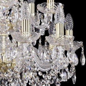 Подвесная люстра Bohemia Ivele Crystal 1402 1402/10+5/195/2d/G в Губкинском - gubkinskiy.mebel24.online | фото 2