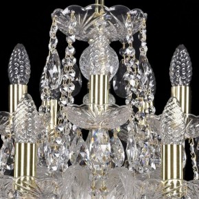 Подвесная люстра Bohemia Ivele Crystal 1402 1402/10+5/240/G в Губкинском - gubkinskiy.mebel24.online | фото 4