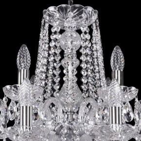 Подвесная люстра Bohemia Ivele Crystal 1402 1402/12+6/300/2d/Ni в Губкинском - gubkinskiy.mebel24.online | фото 4