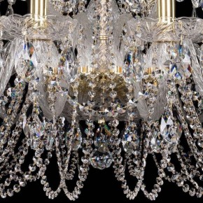 Подвесная люстра Bohemia Ivele Crystal 1402 1402/16+8/400/G в Губкинском - gubkinskiy.mebel24.online | фото 3