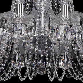Подвесная люстра Bohemia Ivele Crystal 1402 1402/18/400/Ni в Губкинском - gubkinskiy.mebel24.online | фото 3