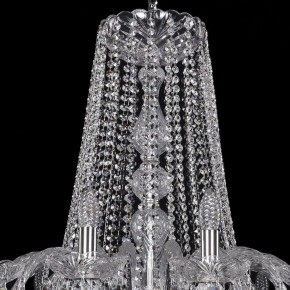 Подвесная люстра Bohemia Ivele Crystal 1402 1402/18/400/Ni в Губкинском - gubkinskiy.mebel24.online | фото 4