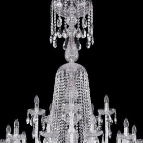 Подвесная люстра Bohemia Ivele Crystal 1402 1402/20+10+5/530/XL-165/Ni в Губкинском - gubkinskiy.mebel24.online | фото 4
