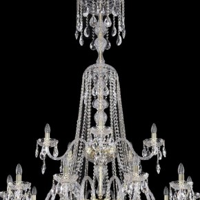 Подвесная люстра Bohemia Ivele Crystal 1402 1402/20+10+5/530/XL-206/3d/G в Губкинском - gubkinskiy.mebel24.online | фото 3