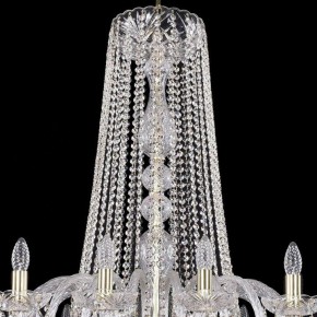 Подвесная люстра Bohemia Ivele Crystal 1402 1402/20/460/h-115/G в Губкинском - gubkinskiy.mebel24.online | фото 3