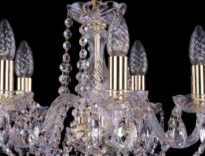 Подвесная люстра Bohemia Ivele Crystal 1402 1402/5/141/G в Губкинском - gubkinskiy.mebel24.online | фото 7