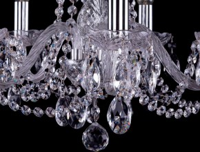 Подвесная люстра Bohemia Ivele Crystal 1402 1402/5/160/Ni в Губкинском - gubkinskiy.mebel24.online | фото 4