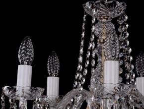 Подвесная люстра Bohemia Ivele Crystal 1402 1402/5/160/Pa в Губкинском - gubkinskiy.mebel24.online | фото 3