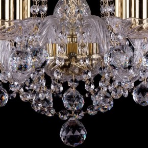 Подвесная люстра Bohemia Ivele Crystal 1402 1402/6/160/G/Balls в Губкинском - gubkinskiy.mebel24.online | фото 3