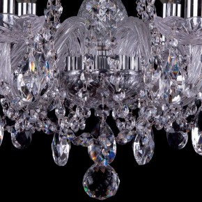 Подвесная люстра Bohemia Ivele Crystal 1402 1402/6/160/Ni в Губкинском - gubkinskiy.mebel24.online | фото 3