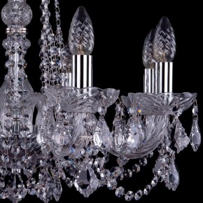 Подвесная люстра Bohemia Ivele Crystal 1402 1402/8/195/Ni/Leafs в Губкинском - gubkinskiy.mebel24.online | фото 2