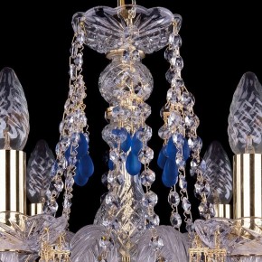 Подвесная люстра Bohemia Ivele Crystal 1410 1410/6/160/G/V3001 в Губкинском - gubkinskiy.mebel24.online | фото 4
