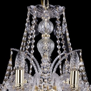 Подвесная люстра Bohemia Ivele Crystal 1411 1411/10/240/G в Губкинском - gubkinskiy.mebel24.online | фото 4