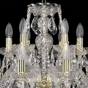 Подвесная люстра Bohemia Ivele Crystal 1411 1411/12+6/240/G в Губкинском - gubkinskiy.mebel24.online | фото 4