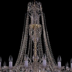 Подвесная люстра Bohemia Ivele Crystal 1411 1411/16/400/XL-115/G в Губкинском - gubkinskiy.mebel24.online | фото 4