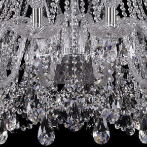 Подвесная люстра Bohemia Ivele Crystal 1411 1411/18/400/h-113/Ni в Губкинском - gubkinskiy.mebel24.online | фото 3