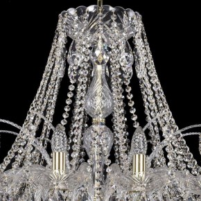 Подвесная люстра Bohemia Ivele Crystal 1411 1411/20/400/G в Губкинском - gubkinskiy.mebel24.online | фото 4